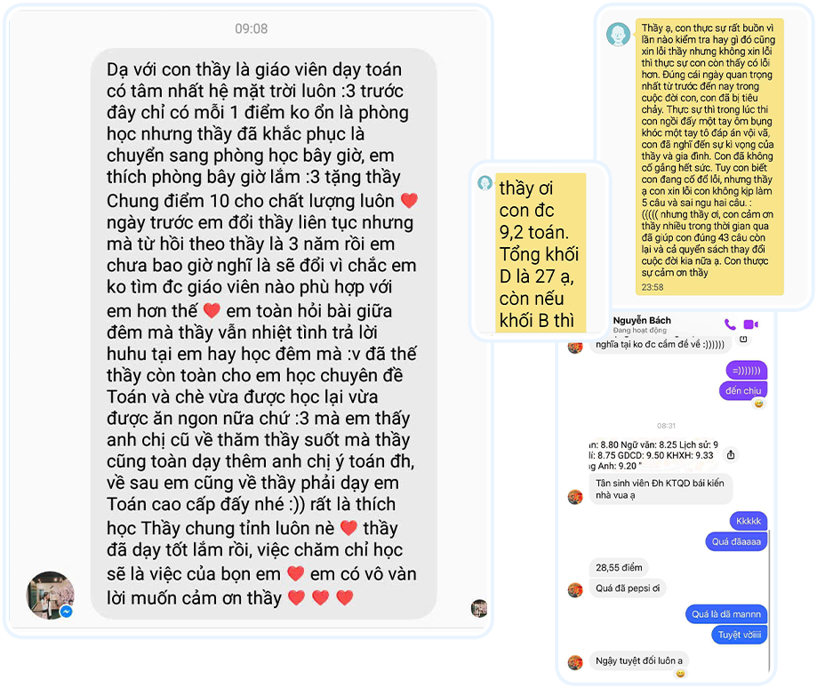 cảm nhận học viên tại trung tâm